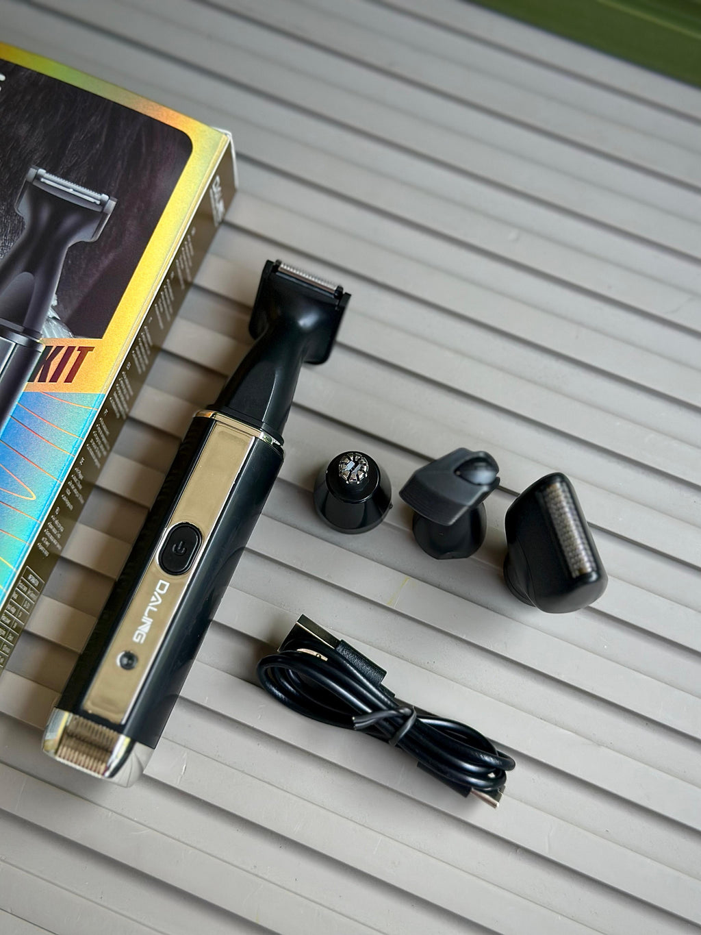 4-in-1 Rechargeable Grooming Trimmer Kit