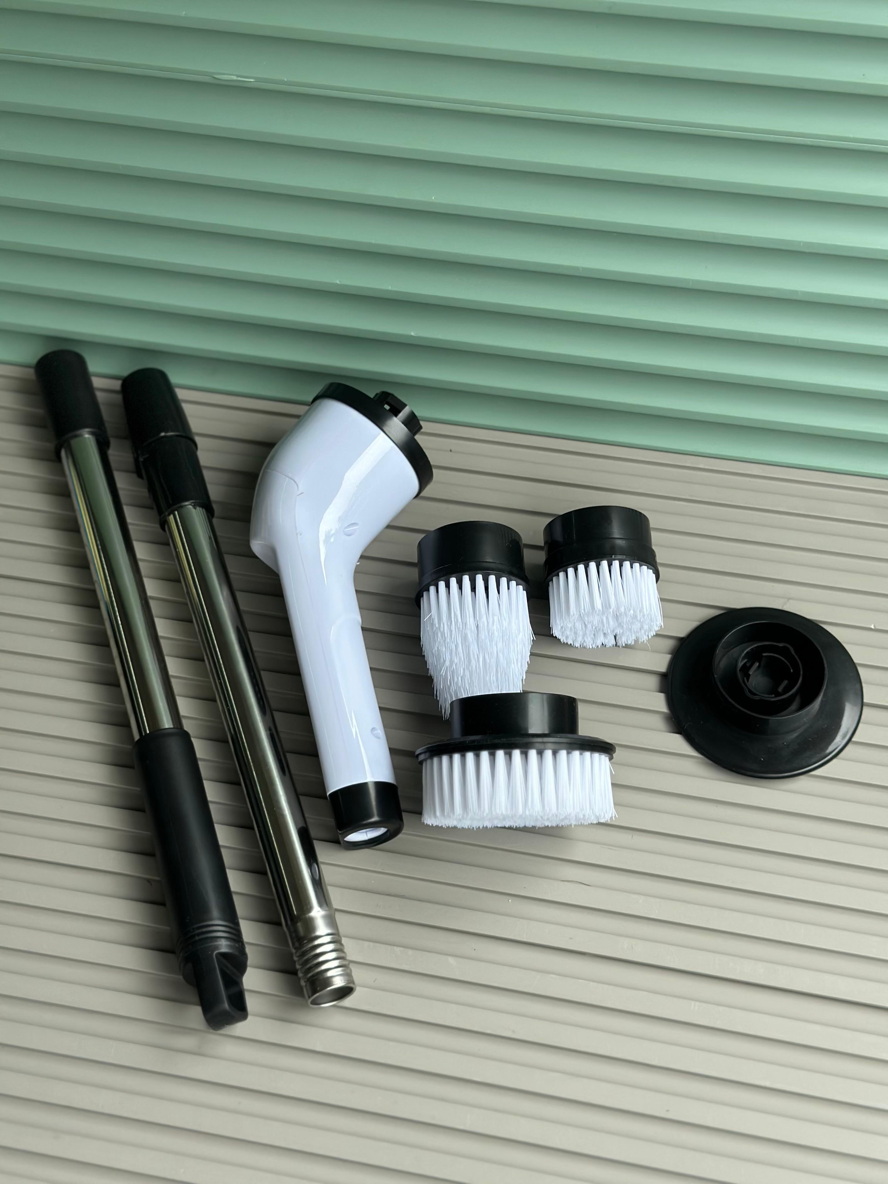 Electric Spin Scrubber Cleaning Brush Kit (Multi-Head)